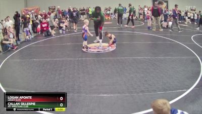 38 lbs Cons. Round 2 - Callan Gillespie, Jet Wrestling Club vs Logan Aponte, Legacy Elite