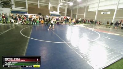 75 lbs 5th Place Match - Treycen O`Dell, Sanderson Wrestling Academy vs Mason Huitt, Badlands Elite