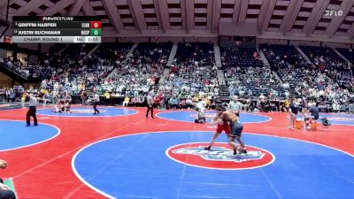 4A-190 lbs Champ. Round 1 - Griffin Harper, Flowery Branch vs Justin Buchanan, North Springs