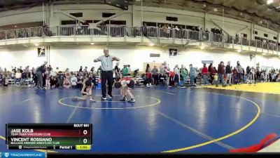 62 lbs Cons. Round 5 - Jase Kolb, Team Tiger Wrestling Club vs Vincent Rossiano, Bulldog Premier Wrestling Club