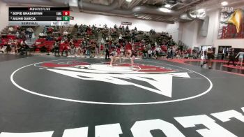 100 lbs Semifinal - Sofie Ghasabyan, Eaglecrest vs Ailihn Garcia, Brighton