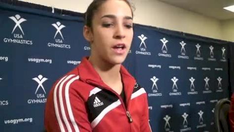 Aly Raisman on her Amanar Vault, American Cup, and Shopping