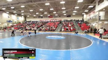 165 lbs Champ. Round 1 - Logan Berger, Chadron State vs Kaden Hart, Nebraska-Kearney