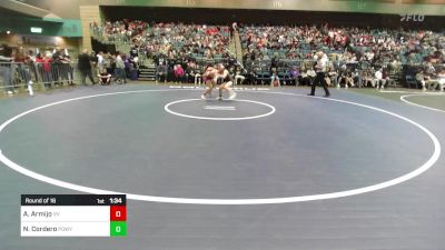 115 lbs Round Of 16 - Abigail Armijo, Volcano Vista vs Noemi Cordero, Poway