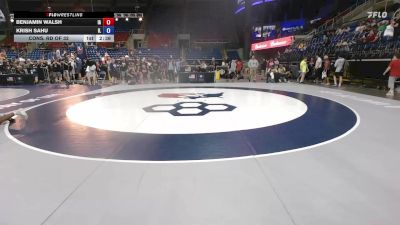 126 lbs Cons. Rd Of 32 - Benjamin Walsh, IA vs Krish Sahu, IL