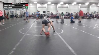 120 lbs Round 4 (10 Team) - Jackson Shipley, Team Shutt vs Mike Barry, CTWHALE Green