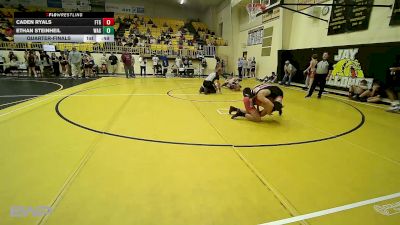 112 lbs Quarterfinal - Caden Ryals, Fort Gibson vs Ethan Steinheil, Wagoner