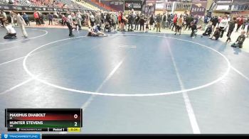 132 lbs 5th Place Match - Hunter Stevens, WI vs Maximus Dhabolt, IA