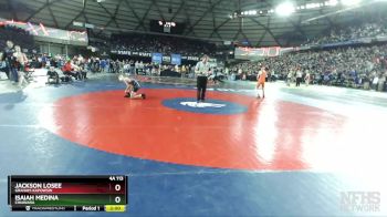 4A 113 lbs Quarterfinal - Jackson Losee, Graham-Kapowsin vs Isaiah Medina, Chiawana