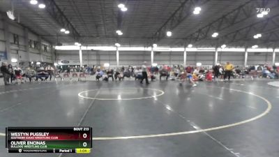 81 lbs Cons. Round 1 - Westyn Pugsley, Southern Idaho Wrestling Club vs Oliver Encinas, BULLDOG WRESTLING CLUB