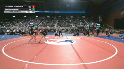 115 lbs Cons. Round 2 - Emellia Winfrey, Tongue River vs Kyonna Gustafson, Hulett