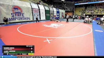 106 Class 1 lbs Cons. Round 2 - Kaden Gegg, Valle Catholic vs Luke Lawson, Palmyra