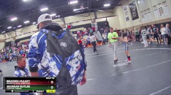 85 lbs Round 3 - Geordan Butler, Cane Bay Cobras vs Brayden Mulkey, Palmetto State Wrestling