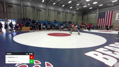 190 lbs Consi Of 32 #2 - Anthony Medina, Ernest Righetti vs Louis Mannion, Clovis East