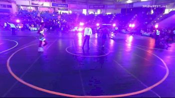 123 lbs Quarterfinal - Kaleb Cruz, Grindhouse WC vs Race Scalici, Aggression