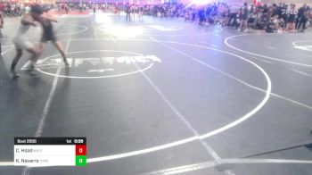 123 lbs Consi Of 8 #1 - Caleb Hood, Wildpack vs Kaiden Navarro, Threshold WC