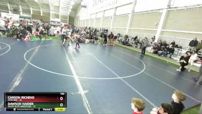 130 lbs Champ Round 1 (16 Team) - Dawson Haider, Salem Elite Wrestling vs Carson Richens, Utah Red