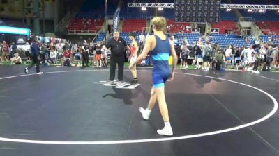 113 lbs Cons 32 #1 - Joelan Coyer, Michigan vs Brody Heusel, Oklahoma