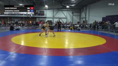 138 lbs Cons. Round 3 - Samantha Chaon, Northern Michigan University vs Danni Swihart, Iowa