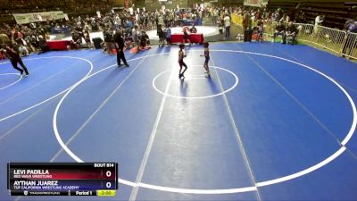 56 lbs Round 3 - Aythan Juarez, TUF California Wrestling Academy vs Levi Padilla, Red Wave Wrestling