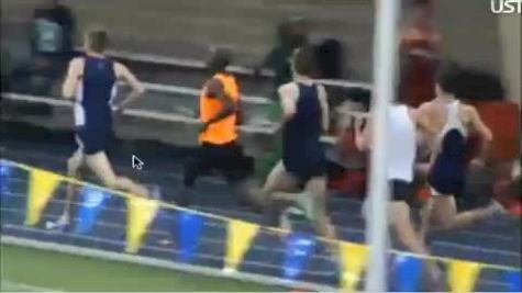 Men's Mile last two laps Kirubel Erassa Robby Creese