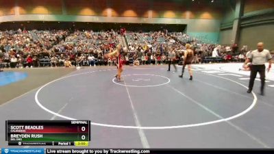 175 lbs Semifinal - Scott Beadles, Calaveras vs Breyden Rush, Del Oro