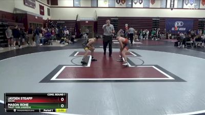 120 lbs Cons. Round 1 - Jayden Steapp, Solon vs Mason Rohe, Tinley Park (Andrew)