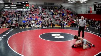 139 lbs Quarterfinal - Griffin Tinsman, Marion Center Area Hs vs Mikey Zahurak, Westmont Hilltop Hs