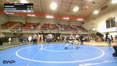 67-70 lbs Quarterfinal - Ryder Real, Sallisaw Takedown Club vs Waylon Ward, Warner Eagles Youth Wrestling