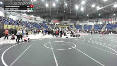 78 lbs Rr Rnd 3 - Logan Clarendon, Black Fox Wrestling Academy vs Rhett Crowther, Wtc