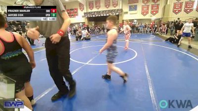 Rr Rnd 2 - Frazier Marler, Claremore Wrestling Club vs Jaycee Cox, Sperry Wrestling Club