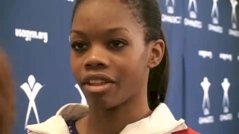 Gabby Douglas after Dominating the 2012 American Cup, Despite Being the Meet's Alternate
