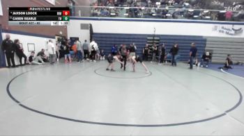 85 lbs Cons. Round 3 - Jaxson Loock, Raft River Wrestling vs Casen Searle, TW Wrestling