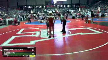 7 lbs Quarterfinal - Hunter McCullough, Lowndes vs Camren May, Lambert