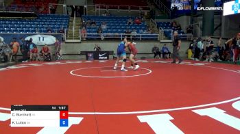 132 lbs Cons 32 #1 - Coby Burchett, Kansas vs Keegan Luton, Oklahoma