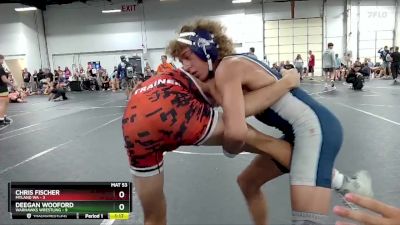 120 lbs Round 3 (8 Team) - Deegan Wooford, Warhawks Wrestling vs Chris Fischer, Myland WA