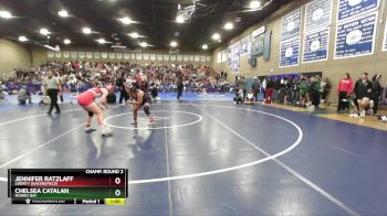 135 lbs Champ. Round 2 - Jennifer Ratzlaff, Liberty (Bakersfield) vs Chelsea Catalan, Morro Bay