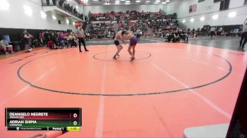 126 lbs Semifinal - Adrian Shima, Chiawana vs DeAngelo Negrete, Wenatchee