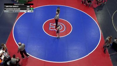 89 lbs Consi Of 32 #1 - Bryton Gadley, Kane vs Jackson McClain, Connellsville