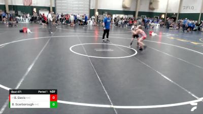 77-84 lbs Cons. Round 3 - Beau Davis, Midwest Destroyers vs Braxton Scarborough, GI Grapplers