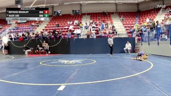 150 lbs Cons. Round 2 - Alex Lee, Hernando vs Bryson Bradley, Desoto Central