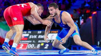 74 kg Quarterfinal - Tajmuraz Salkazanov, Slovakia vs Timur Bizhoev, Russia