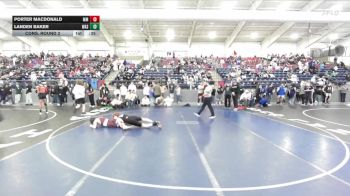 132 lbs Cons. Round 2 - Landen Baker, Wasatch vs Porter MacDonald, Maple Mountain