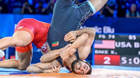 74 kg Semifinal - Kyle Dake, United States vs Azamat Nurykau, Belarus