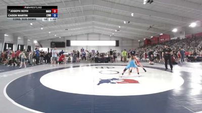 98 lbs Cons. Sub-semis - Joseph Roth, Maurer Coughlin vs Casen Martin, LT Wrestling