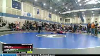 220 lbs Placement (4 Team) - DJ Miller, East Central vs Oliver Piwoszkin, Bloomington South