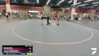 100 lbs Round 3 - Dylan Ota, Spartan Mat Club vs Owen Eikenhorst, Carrollton Thunder Wrestling