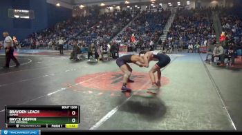 144 lbs Champ. Round 3 - Brayden Leach, Summit vs BRYCE GRIFFIN, Civic Memorial