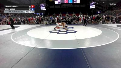 106 lbs Cons. Sub-rd Of 32 - Carson Davies, CA vs Reid Harris, UT
