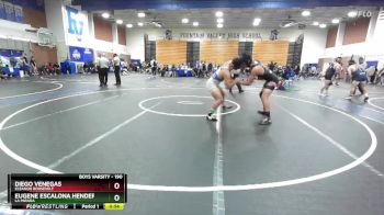 190 lbs Cons. Round 1 - Eugene Escalona Henderson, La Mirada vs Diego Venegas, Eleanor Roosevelt